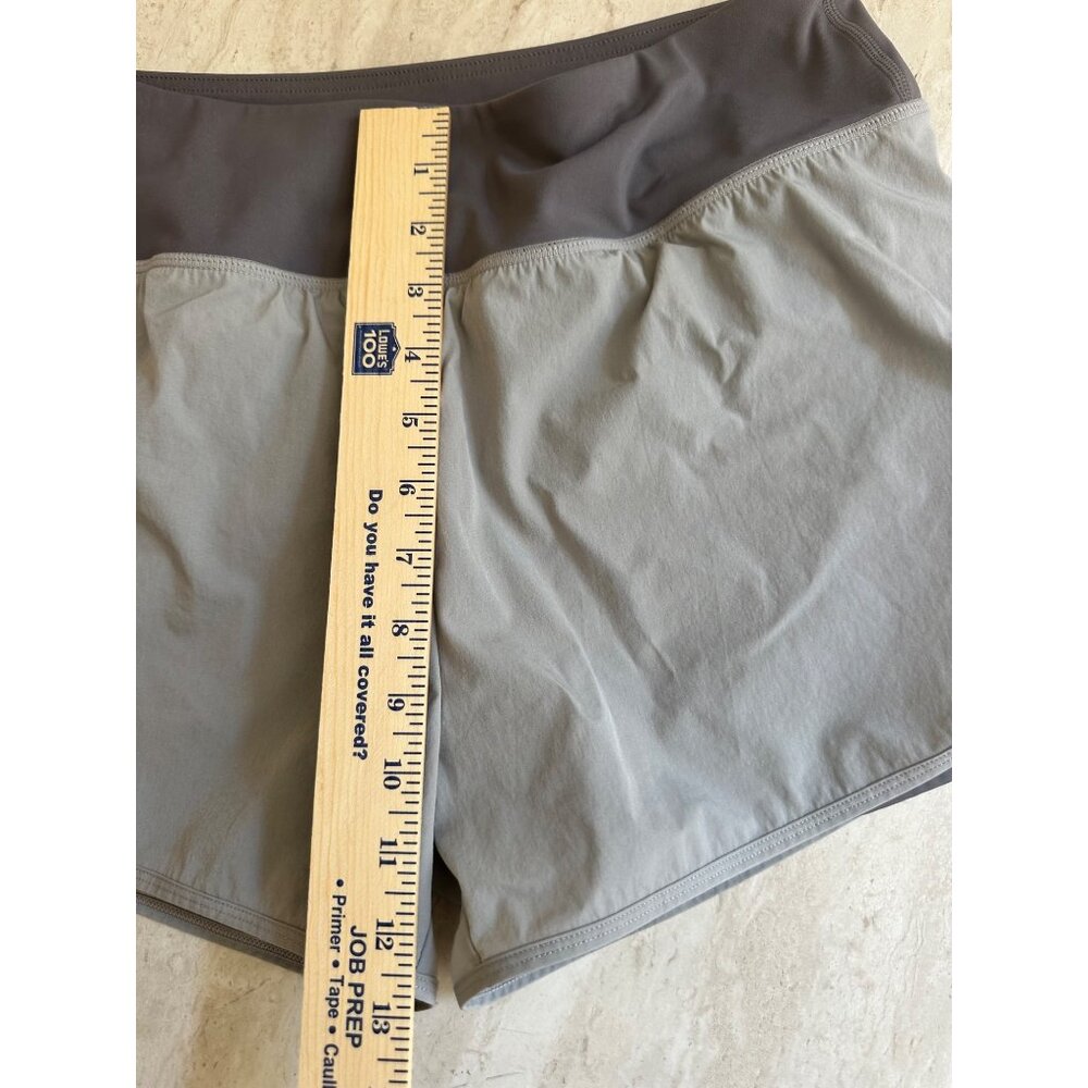 Moteepi Medium Sport Gray & Charcoal Athletic Running Shorts Yoga - Picture 9 of 11